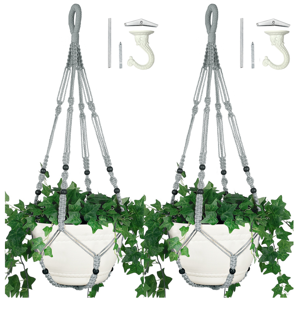 Buy Now Macrame Cotton Plant Hanger for Extra Large Plant Online