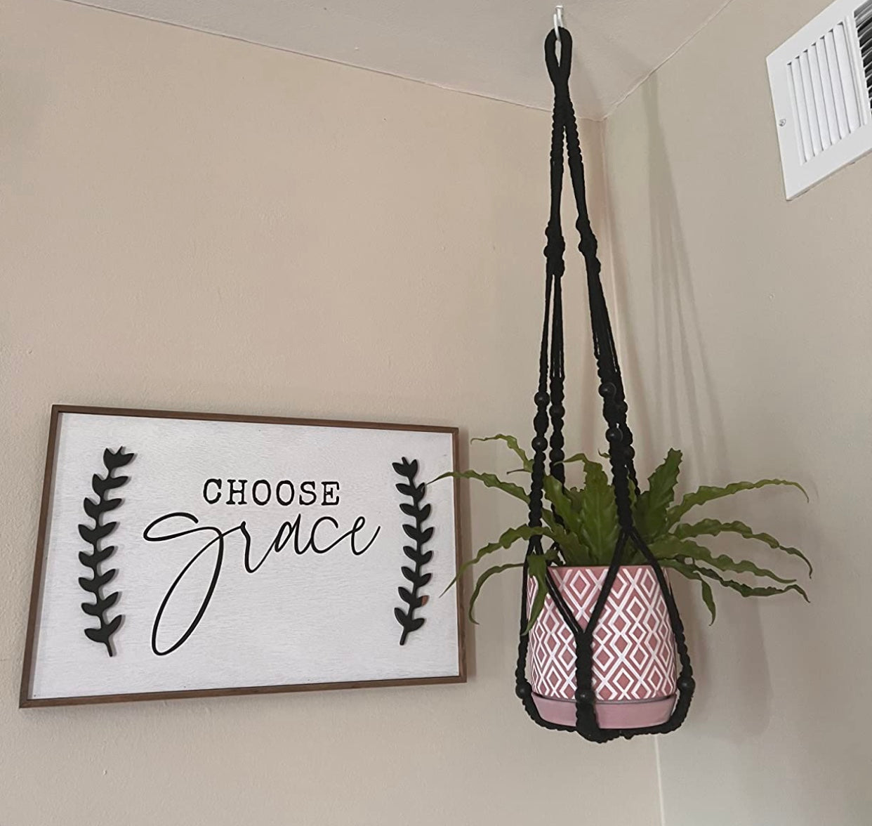 Buy Now Macrame Cotton Plant Hanger for Extra Large Plant Online