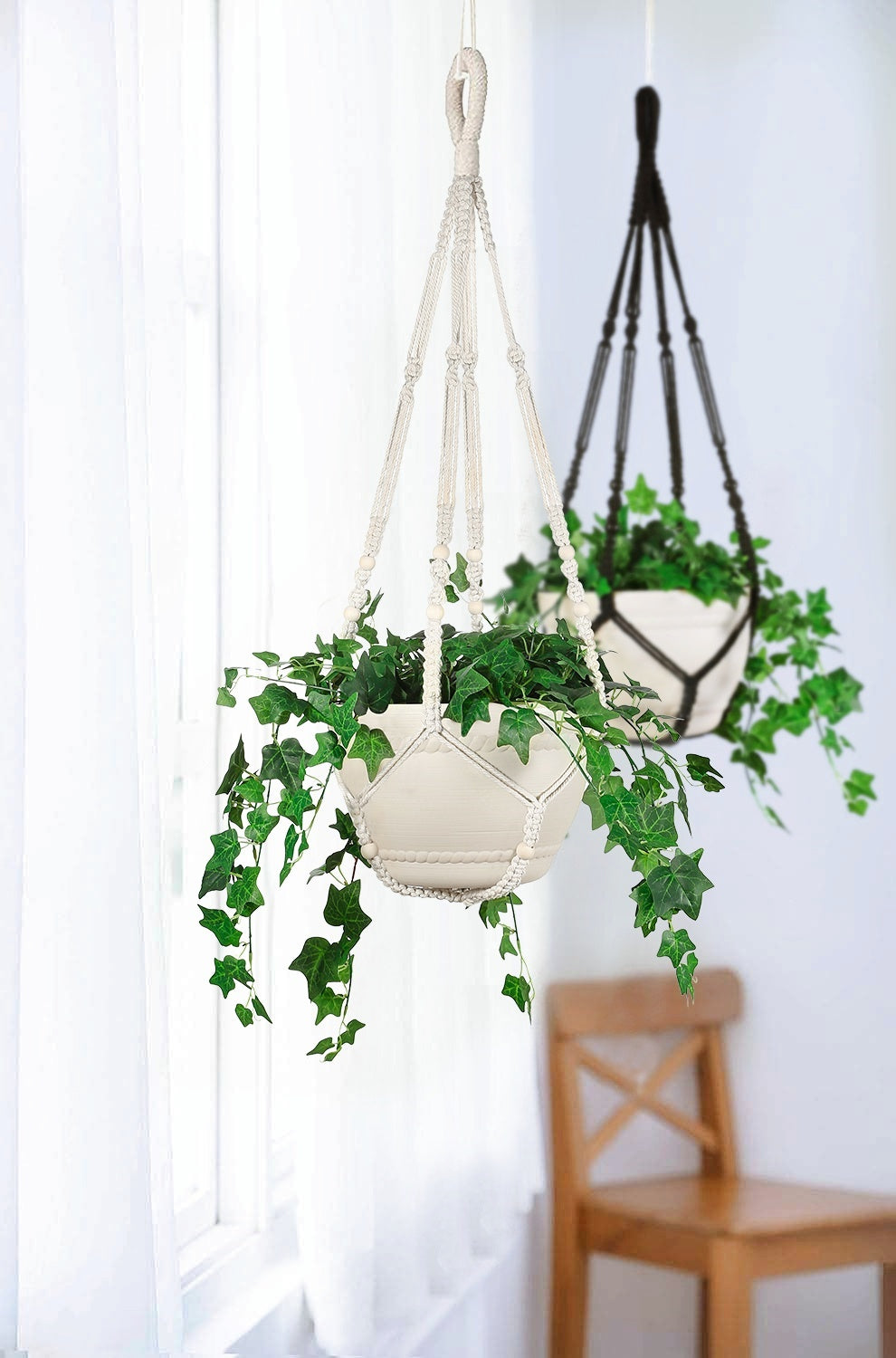 Buy Now Macrame Cotton Plant Hanger for Extra Large Plant Online